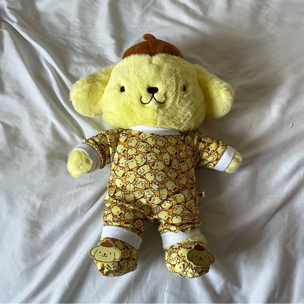 Build A Bear Pompompurin Sanrio Plush 2023 Sleeper Slippers Bundle